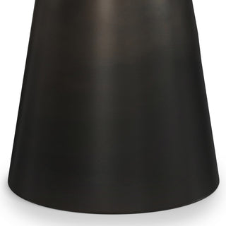 Jaxine Side Table, Black, Gold