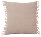 Jaipur Living Majere Solid Blush Poly Fill Pillow 20" Square