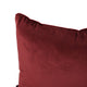 GDF Studio Velvin Modern Fabric Throw Pillows, Set of 2, Berry