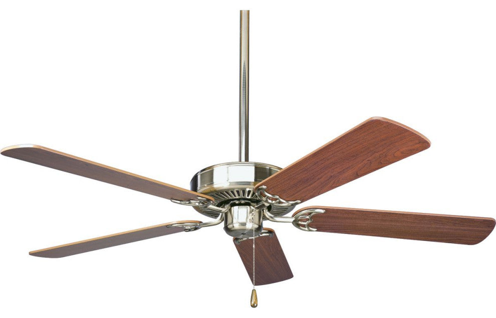AirPro 52" 5-Blade AC Motor Ceiling Fan, Brushed Nickel