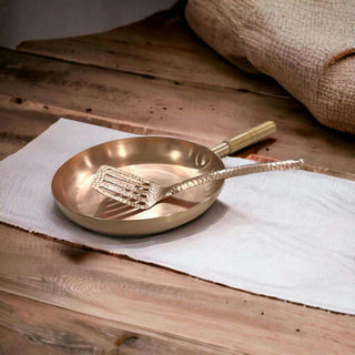 10x1.5" Round Plain Copper Pan with Spatula