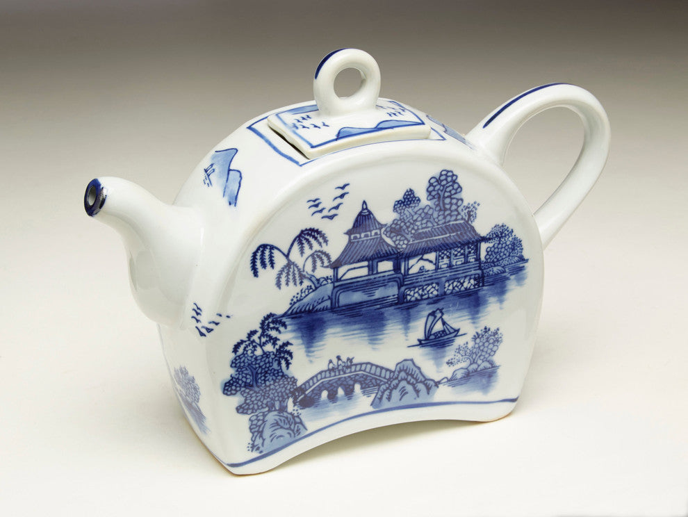 Blue and White Teapot