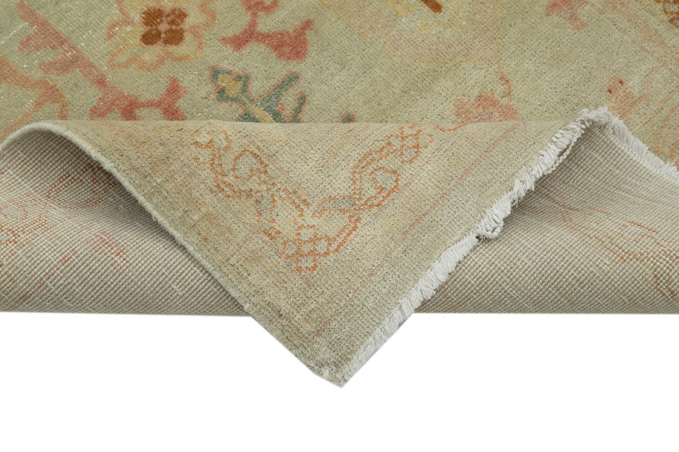 Rug N Carpet - Handwoven Oriental 2' 7" x 12' 0" Runner Oushak Area Rug