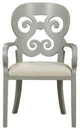 Bolero Upholstered Accent Chair, Gray
