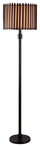 Kenroy 32280BRZ 1-Light Outdoor Floor Lamp, Bora