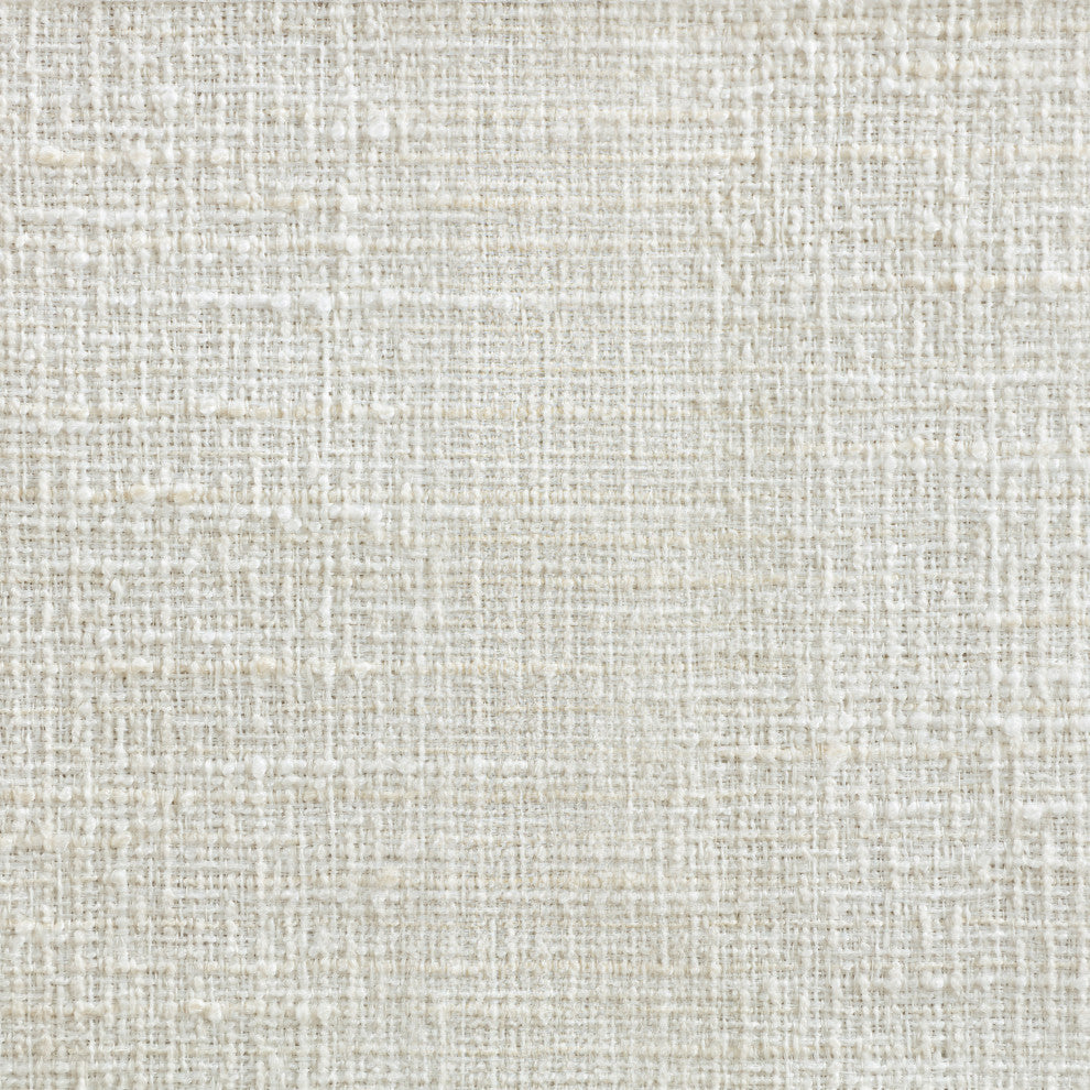 Sacha Upholstered Bar and Counter Stool, Cream, Linen Textured Fabric, Black