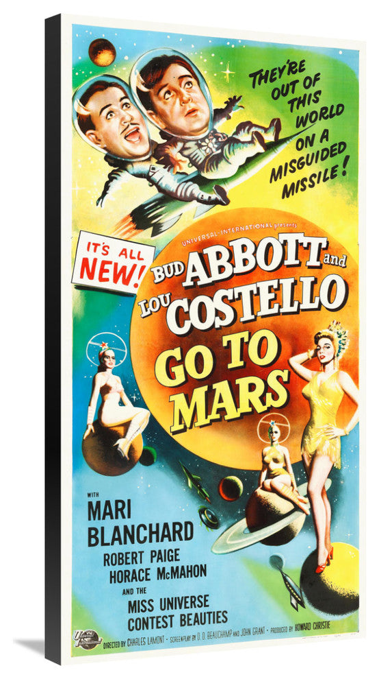 "Abbott & Costello - Go To Mars" Canvas by Hollywood Photo Archive, 18x36"