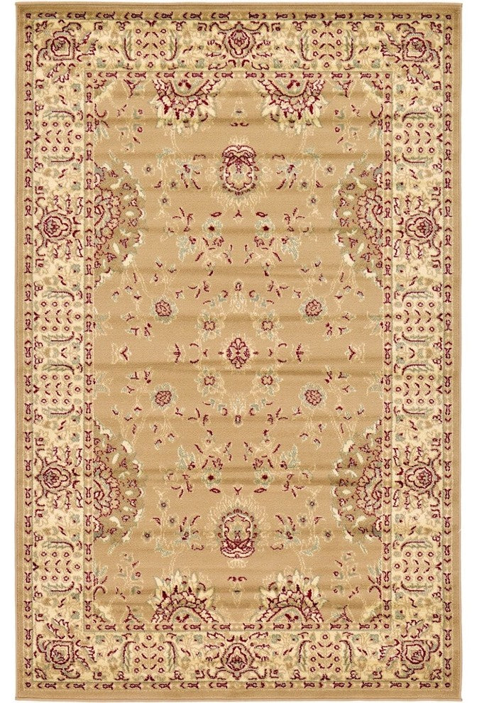 Traditional Odyssey 9'x12' Rectangle Khaki Area Rug