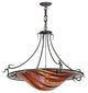 28.5W Metro Fusion Marina Glass Inverted Pendant