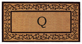 Calloway Mills Abbington Monogram Doormat, 36"x72", Letter Q