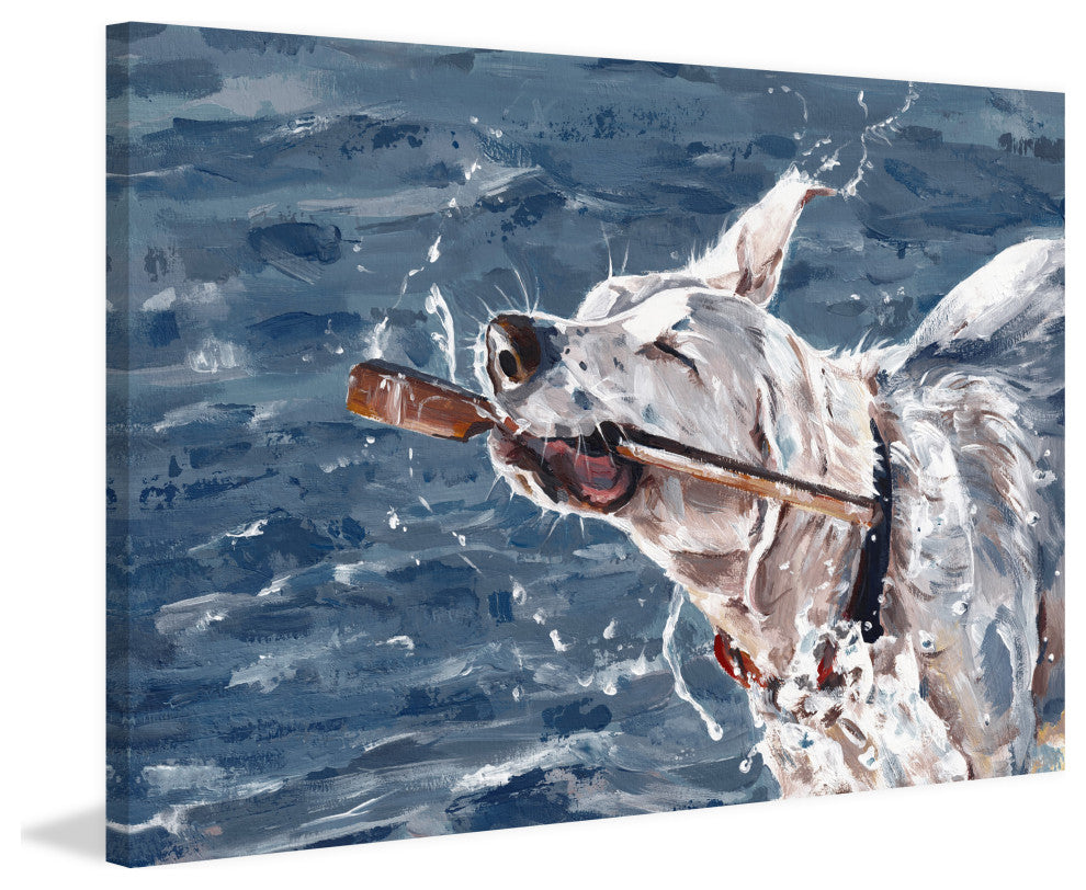 "Wiggles Day Out" Painting Print on Wrapped Canvas, 36x24
