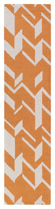 Surya Hilda HDA-2364 7'6"x9'6" Rug, Burnt Orange/Cream