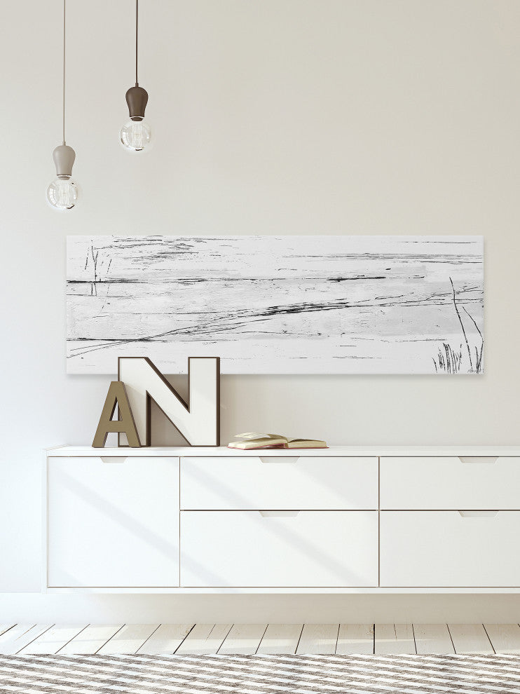 "Tranquil Countryside" Painting Print on Wrapped Canvas, 30x10