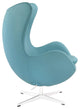 Modern Contemporary Living Room Leather Lounge Chair Black, Blue