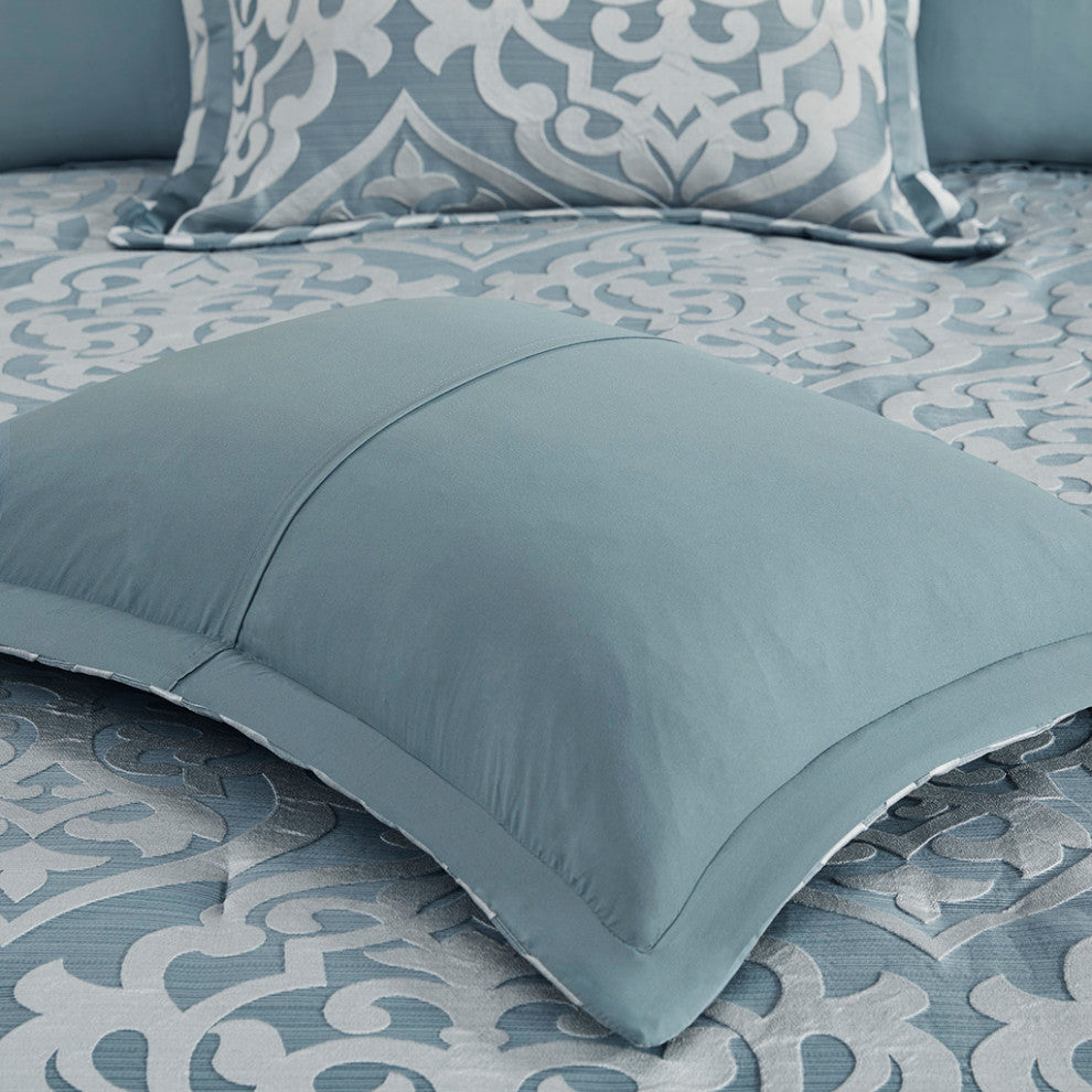 Madison Park Odette 8 Piece Jacquard Comforter Set