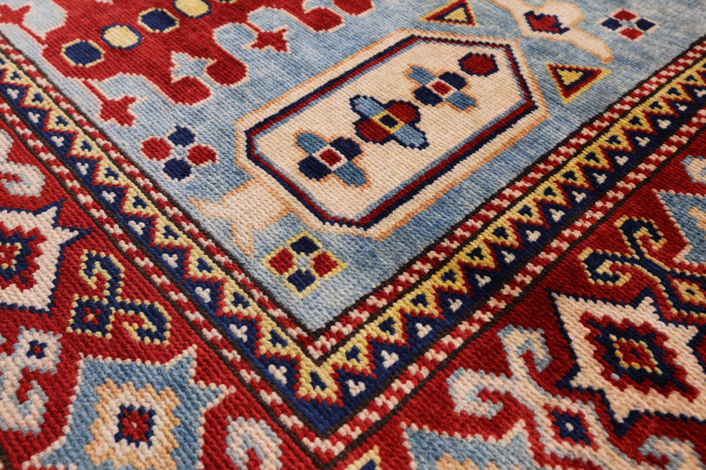 Runner Super Kazak Handmade Rug 2' 9" X 10' 1" Q10646