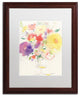 Sheila Golden ''Holiday Bouquet'' Matted Framed Art, Wood Frame, White, 20x16