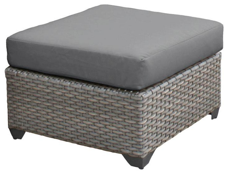 Florence 10 Piece Outdoor Wicker Patio Furniture Set 10b Black
