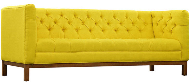 Panache Upholstered Fabric Sofa, Sunny