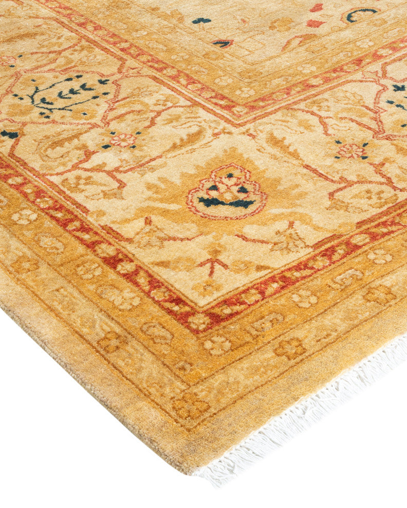 Mogul, One-of-a-Kind Hand-Knotted Area Rug, Ivory, 8' 3" x 10' 1"
