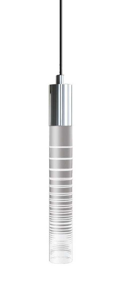Gradient 1" Acrylic Light Guide Single Pendant - 3W - Polished Chrome Socket