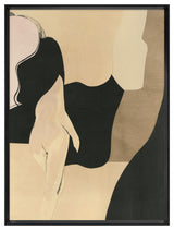 Nude Collage 3 Fine Art Print, Black, 36"x27"