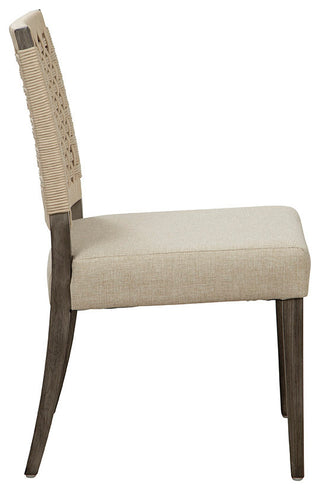 Savannah Oak Side Chair, Beige