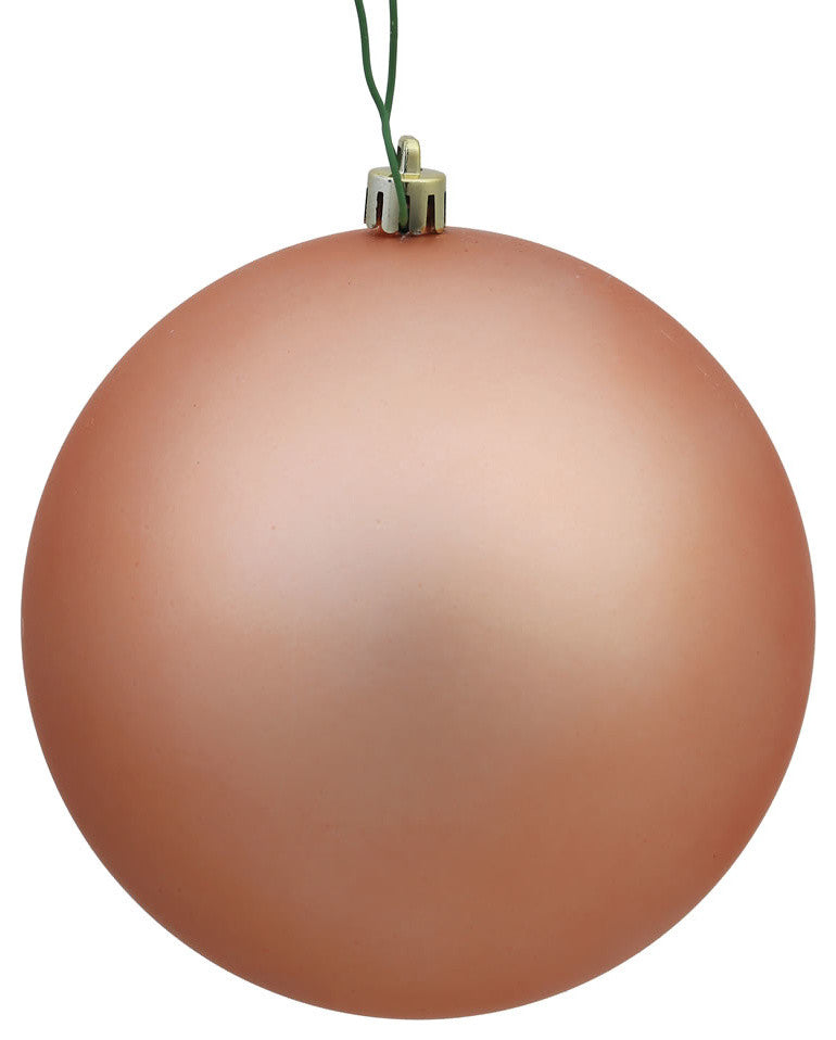 10" Rose Gold Matte Ball Uv Drilled Cap