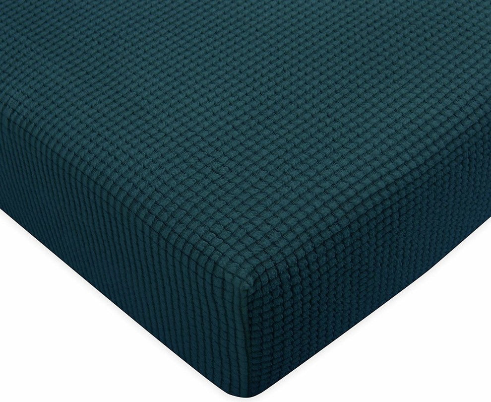Subrtex Cushion Covers Slipcover Protector for Sofa Seat, Turquoise, Sofa Cushio