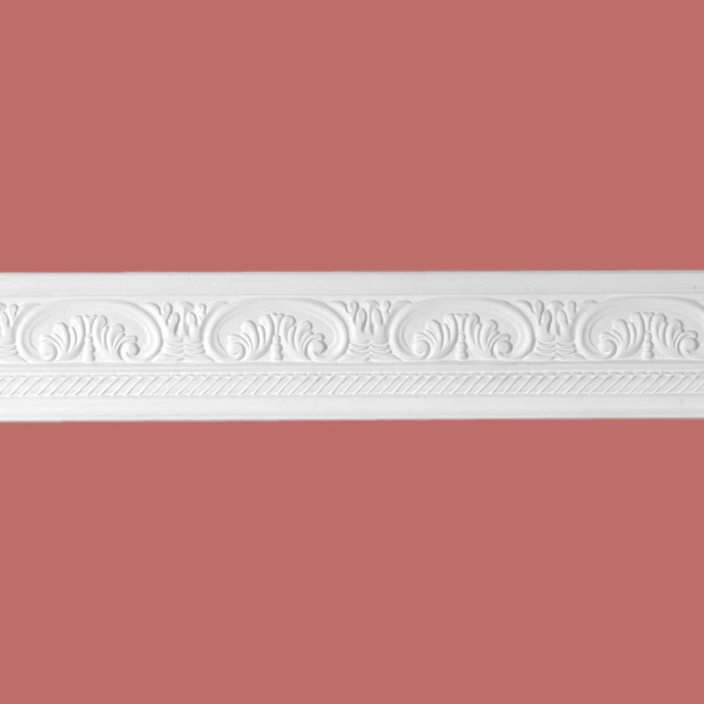 Cornice White Urethane  78 7/8" L Donnegal Ornate |