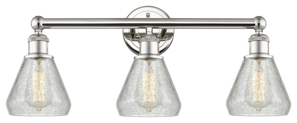 Innovations Conesus 3 24" Bath Vanity-Light Polished Nickel