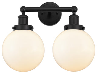 Beacon 2-Light 15.5" Bath Vanity-Light Matte Black