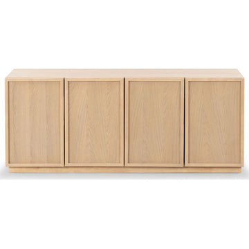 Safavieh Couture Zeus 4 Door Wood Media Stand, Natural