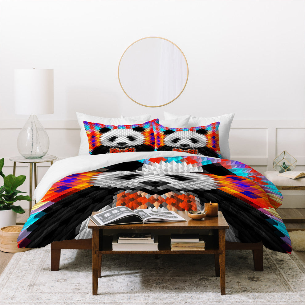 Deny Designs Ali Gulec Panda 1 Duvet Cover Set