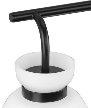 Lexie Collection Contemporary Vanity Light, Matte Black