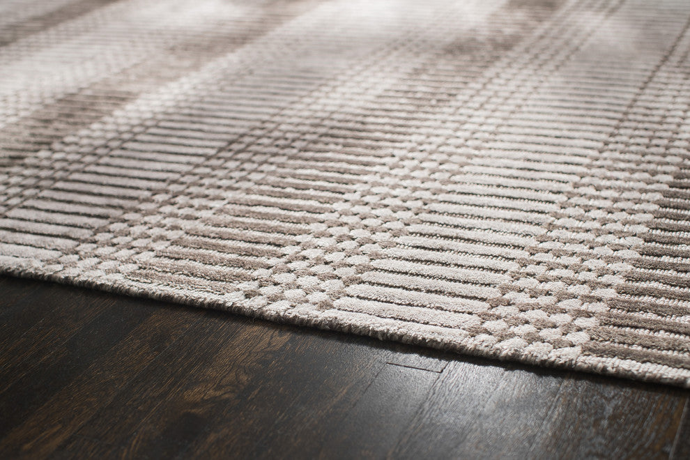 Helli Tufted Area Rug, Brown, 8'x10'