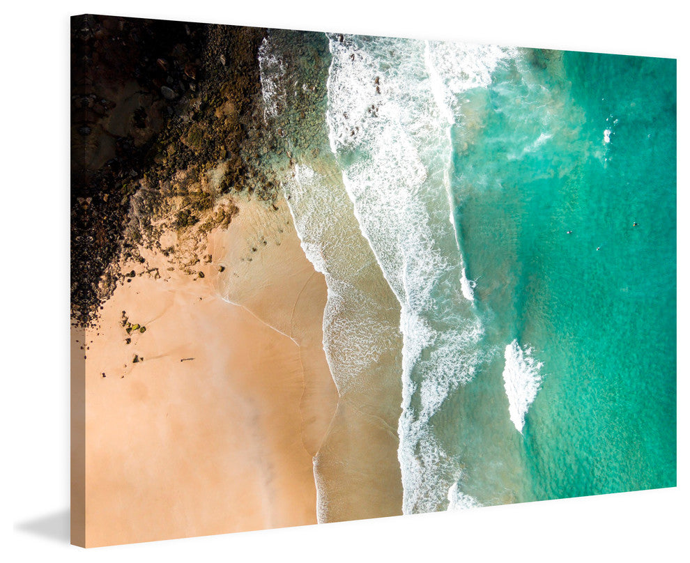 "Aqua Blue Waters" Print on Canvas by Karolis Janulis