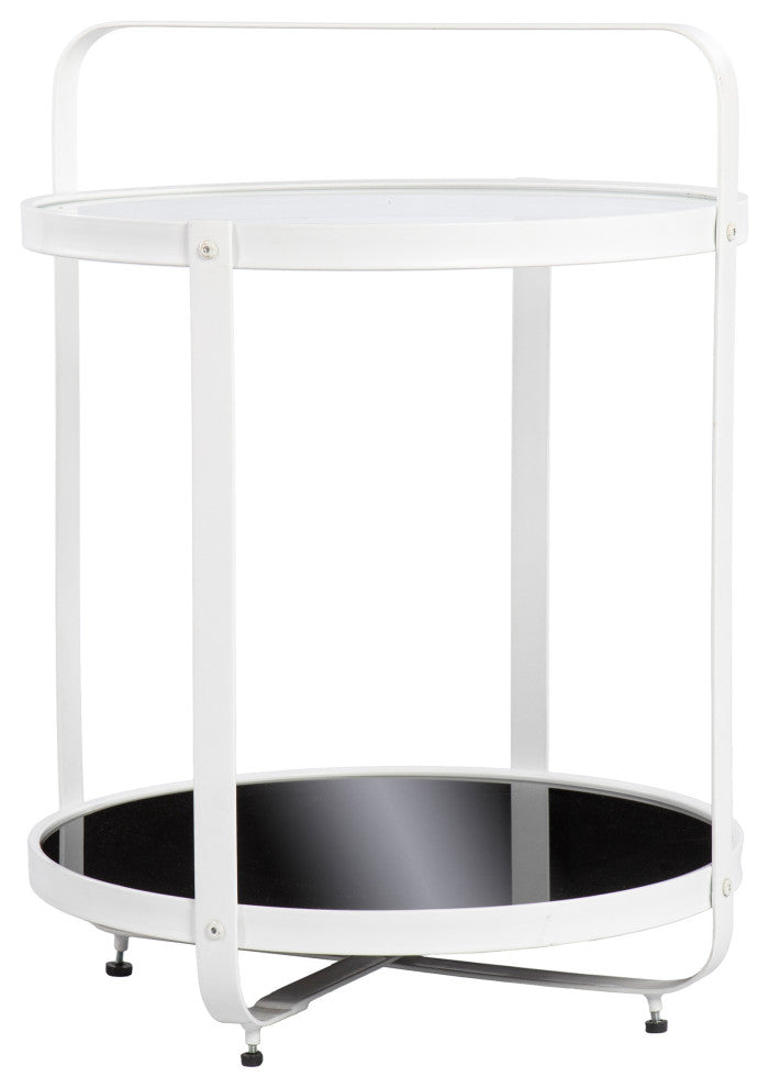 Vimmerly Glass-Top End Table