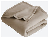 Bare Home Polar Fleece Lightweight Blanket, Oyster, King