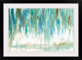 "Rainwashed Landscape" Black Framed Art Print, 38"x28"x1"