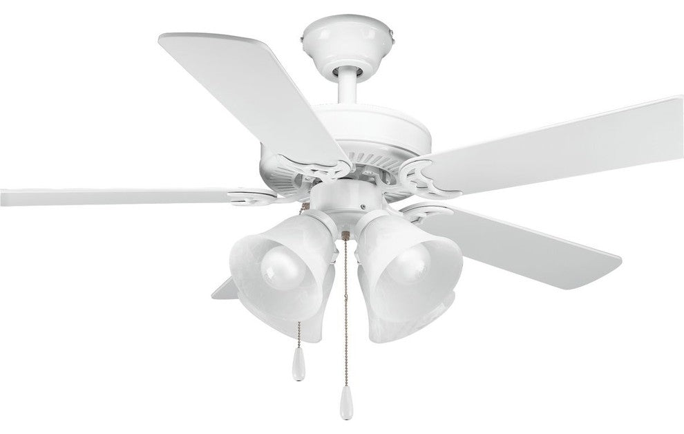 Airpro Builder 42" 5-Blade Ceiling Fan, White