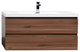 Angela 42" Wall-Mount Bath Vanity, Walnut