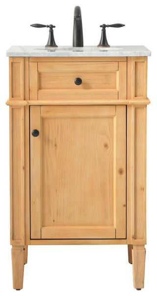 Elegant Lighting VF12521 Park Avenue 21" - Natural Wood