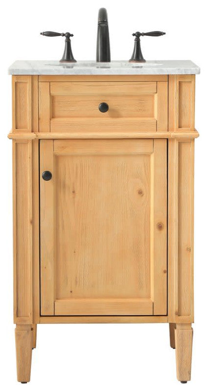 Elegant Lighting VF12521 Park Avenue 21" - Natural Wood