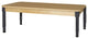 Rectangle High Pressure Laminate Table With Adjustable Legs, 12"-17"
