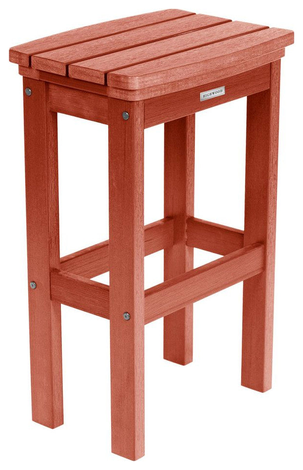 Lehigh Bar Height Stool, Rustic Red