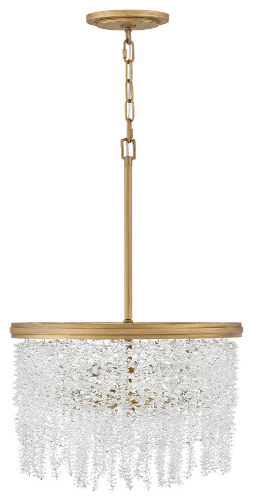 Fredrick Ramond Rubina Medium Convertible Semi-Flush Mount, Burnished Gold