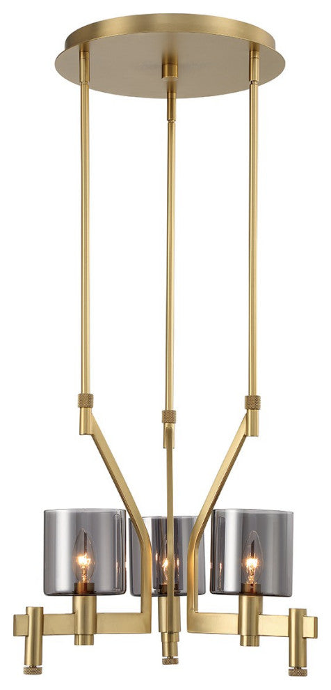 Eurofase 45710-018 3-Light Chandelier, Decato
