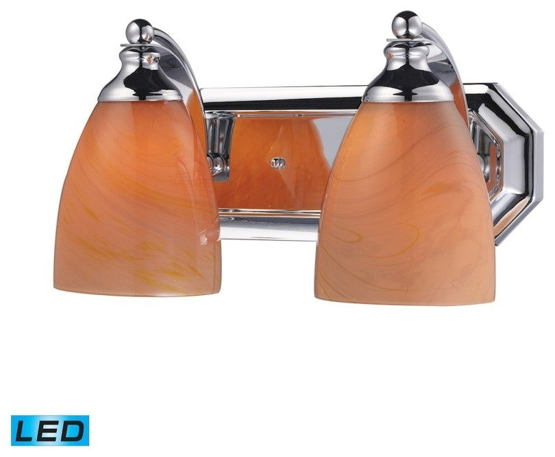 ELK Lighting Bath And Spa 2-Light Vanity Light - 570-2C-SY-LED
