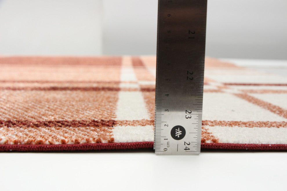 Aqua Roma Area Rug, Copper, 6'x9'